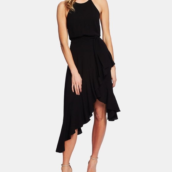 cece asymmetrical dress Cece Dress in Italian Stretch Cotton main image 0